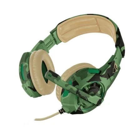 AURICULARES CON MICRÓFONO TRUST GAMING GXT 310C RADIUS JUNGLA CAMUFLAJE - DRIVERS 40 MM - CABLE 1M PARA CONSOLAS / ALARGADOR 1M PARA PC-JACK 3.5MM AURICULARES CON MICRÓFONO TRUST GAMING GXT 310C RADIUS JUNGLA CAMUFLAJE - DRIVERS 40 MM - CABLE 1M PARA CONSOLAS / ALARGADOR 1M PARA PC-JACK 3.5MM